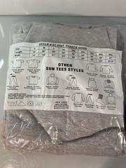 NEW Set Of 2 Sun Tees Grey Fleece Hoodies Cotton/Poly Blend Men’s Sz. M