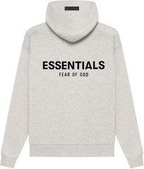 NEW Fear of God Essentials Light Oatmeal White Hoodie Size Medium Authentic✅