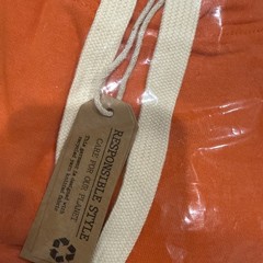 Kangol Apparel Orange Drawstring Hoodie Size Large NWT Soft And Sustainable