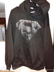 1pc Men’s Justice League Superman Logo Hooded Sweatshirt