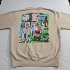 Jean Michel Basquiat Sweatshirt Mens M Crewneck Art Museum Modern Indie Comfort*