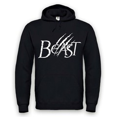 Beauty Beast Hoodie Hooded Jumper Partner Couple Black Valentines Day XXS-5XL