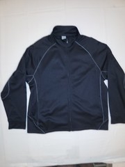 Champion Authentic Black Full Zip Sweatshirt Athleisure Gym Size Mens XL EUC