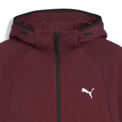 PUMA Evostripe Full Zip Hoodie Jacket Mens Red Casual Athletic Outerwear 6882319