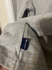 Champion Mens Jersey Pullover Hoodie Oxford Gray Size Medium NWT