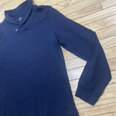 Old Navy Blue Preppy Sweater Men XL Textured Fall Winter Shawl Classic Capsule