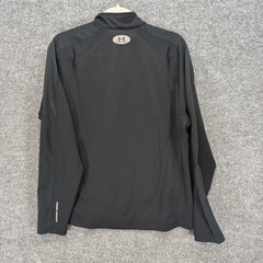 Under Armour Shirt Men Medium Black 1/4 Zip All Seasons Gear Waffle Fleece