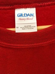 Gildan Heavy Blend Medium Sweatshirt Antique Cherry Red Crewneck Long Sleeve