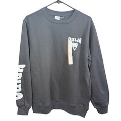 Ouija Crewneck Sweatshirt Cotton/Polyester Gray Small Graphic Print
