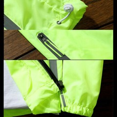 Men Waterproof Wind Breaker Zipper Hoodie Light Jacket Outwear Gym ThinWind Coat