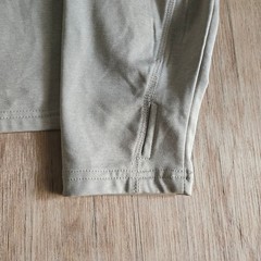 Aspen Quarter Zip Hoodie Mens Large Colorblock Beige Gray Orange Outdoor UGG