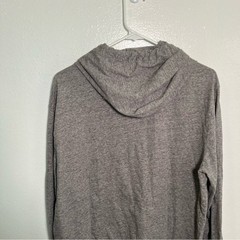Polo Ralph Lauren Men’s Size Large Hooded T-Shirt Long Sleeve Light Heather Gray