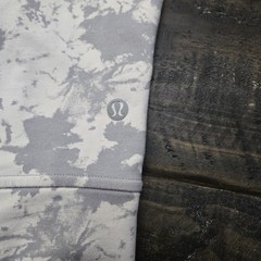 Lululemon City Sweat Crew Sweatshirt Bone Grey Camo Medium