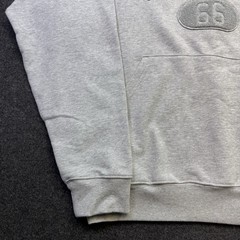 Gymshark GSLC Hoodie Med Gray Embroidered Gym Lifting Club Pullover Sweatshirt