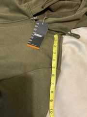 TACVASEN Men’s Sweat Jacket Full Zip Hoodies Spring Lightweight Warm Green L