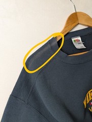 Fruit of the Loom Heavy Vietnam Veteran Embroided Black Crewneck Sweater Men’s L