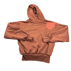 Yeezy x GAP Padded Cotton Brown Hoodie Size XS Pocket Heavyweight