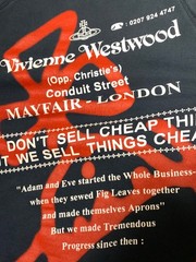 Vivienne Westwood Anglomania Sweatshirt Navy Blue Red Raglan Logo Size S