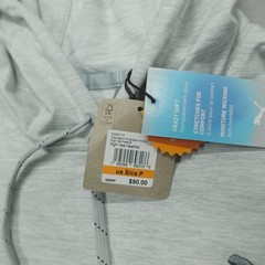 Puma Cloudspun Progress Hoodie Men’s Performance Sweatshirt Grey Heather NWT