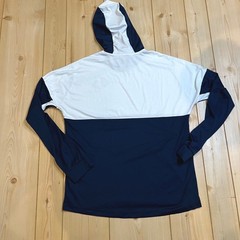 Adidas Mens Patriots Hoodie Navy Blue White Athletic Training Top Large L Sporty