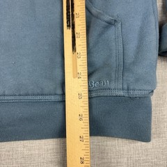 L.L. Bean Katahdin Iron WHoodie Mens M Blue Full Zip Sherpa Lined Fleece