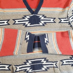 American Eagle Outfitters Baja Hoodie Sweater Men Multicolor Sz XL Aztec Southwe