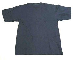 New Men’s Solid Navy Blue T-Shirt – Size Medium-100% Cotton Comfortable