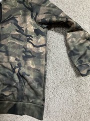 NWOT Men’s Full Zip Camo Hoodie Size XL Slim