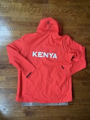 NIKE Pro Elite Kenya Team Issued Storm-Fit ADV Jacket Mens LARGE Red CI8885-602