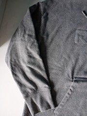 Reebok Women’s/Teens Soft Gravity Hoodie Gray Adult XL, Drawstring, Zip Pocket