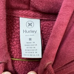 Hurley Men’s Fleece Pullover Hoodie Size Medium Deep Red