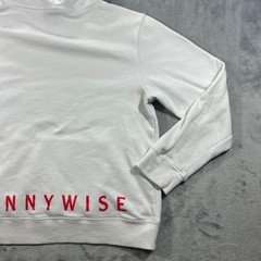 IT The Movie Pennywise Hoodie Small White Warner Bros Horror Clown Graphic 90s