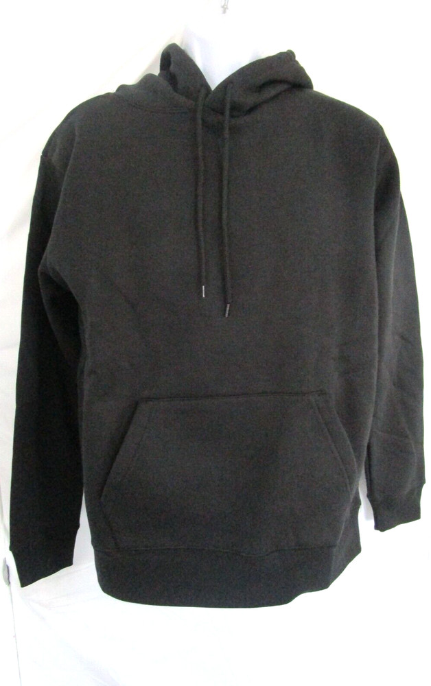 R/ A Mens L Hoodie/Sweatshirt Long Sleeve Black NWT THICK HEAVY
