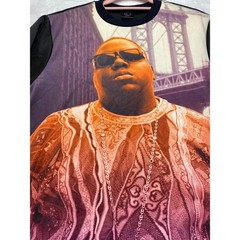 Notorious BIG Biggie Smalls Graphic Sweatshirt Mens Large Black Hip Hop Crewneck