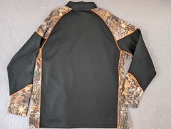 Realtree Sweatshirt Mens 2XL CAMO 100% Polyester 1/4 Zip Pull Over Outdoor