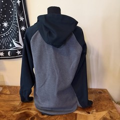 Nike Tech Fleece M Blue Gray Men’s Hoodie Double Zipper
