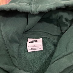 Nike Sportswear Club Fleece Hoodie Forest Green Embroidered Swoosh Mens Large L
