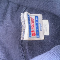 Vintage Hanes Printpro Rim Nordic Ski Resort Navy Blue Hoodie Sweatshirt Size M