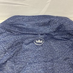 Peter Millar Crown Crafted Mens XL Extra Large Dark Blue Paisley Sweatshirt