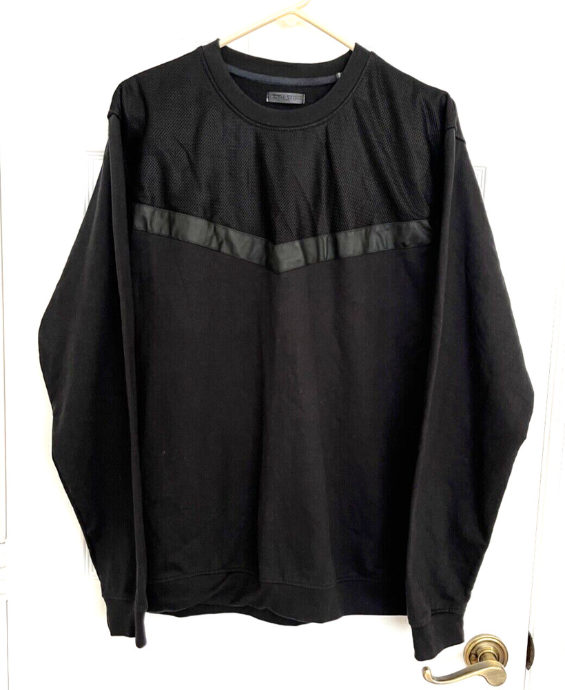 EUC Royal Knight Crewneck Sweatshirt Pullover Men’s Size XL Black
