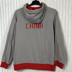Nike Team China 1/4 Zip Gray Pullover Hoodie Mens Medium