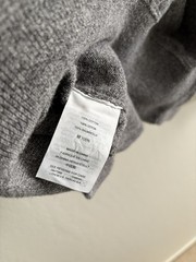 J.Crew 100% Cotton Knit Hooded Pullover Gray Preppy Men’s Medium