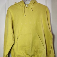 ESPRIT Men’s Pullover HOODIE MEDIUM Color Yellow NWT *FREE SHIP**