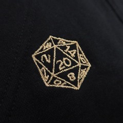 Dungeons & Dragons Hoodie Adult Large Embroidered Zip Jacket BoxLunch Black D&D