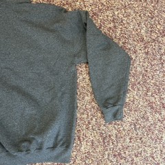 USMC United States Marine Corps Heather Grey Puff Letter Hoodie Sweatshirt XL