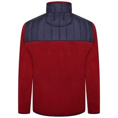 Mens Hybrid Jacket Fleece plain pockets full Zip Anti Pill Work Casual Heavy Top