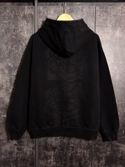 Sick Vivienne Westwood Anglomania Big Logo Orb Pirate Hoodie Luxury Streetwear L