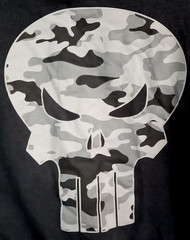 Marvel Punisher Mens XL Full Zip Hoodie Charcoal Front & Back Graphics READ