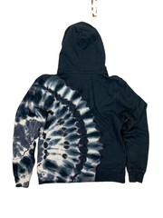Shades Of Grey By Micah Cohen Black White Tie Dye Hoodie XXS Designer