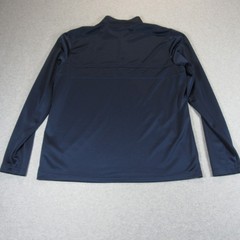 Nike Mens Athletic Performance Pullover Sweatshirt L Navy Blue 100% Polyester